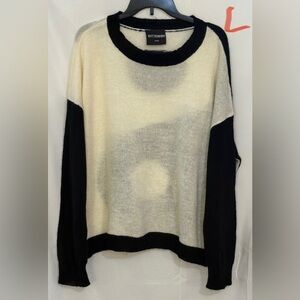 Kittenish Cozy Crew Neck Sweater in Black